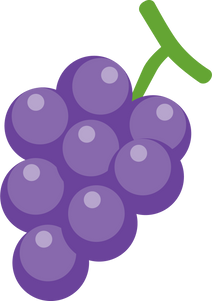 A beautiful bunch of grapes.